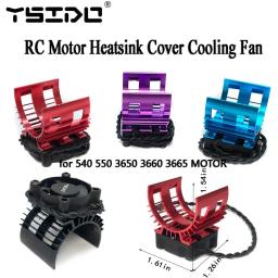 YSIDO RC Carro Elétrico 540 550 3650 3660 3665 Motor Brushless Tampa do Dissipador de Calor Ventilador de Refrigeração para 1/10 1/12 Wltoys 124017 124016   Peças - Image 1