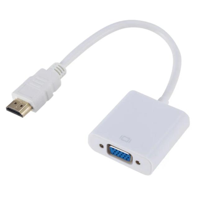 Adaptador HDMI para VGA 1080p - Conversor Digital para Analógico