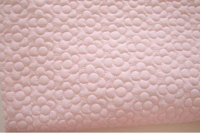 Tecido de Algodão Acolchoado Flor Cor Sólida 145x50cm para Artesanato