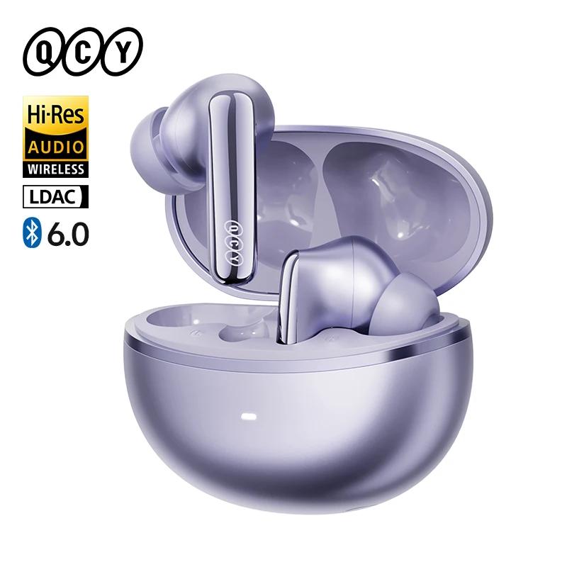QCY MeloBuds N70 HT18 fones de ouvido sem fio híbrido adaptativo anc som de alta resolução com ldac bluetooth 6.0 carregamento sem fio 50 horas - Image 1