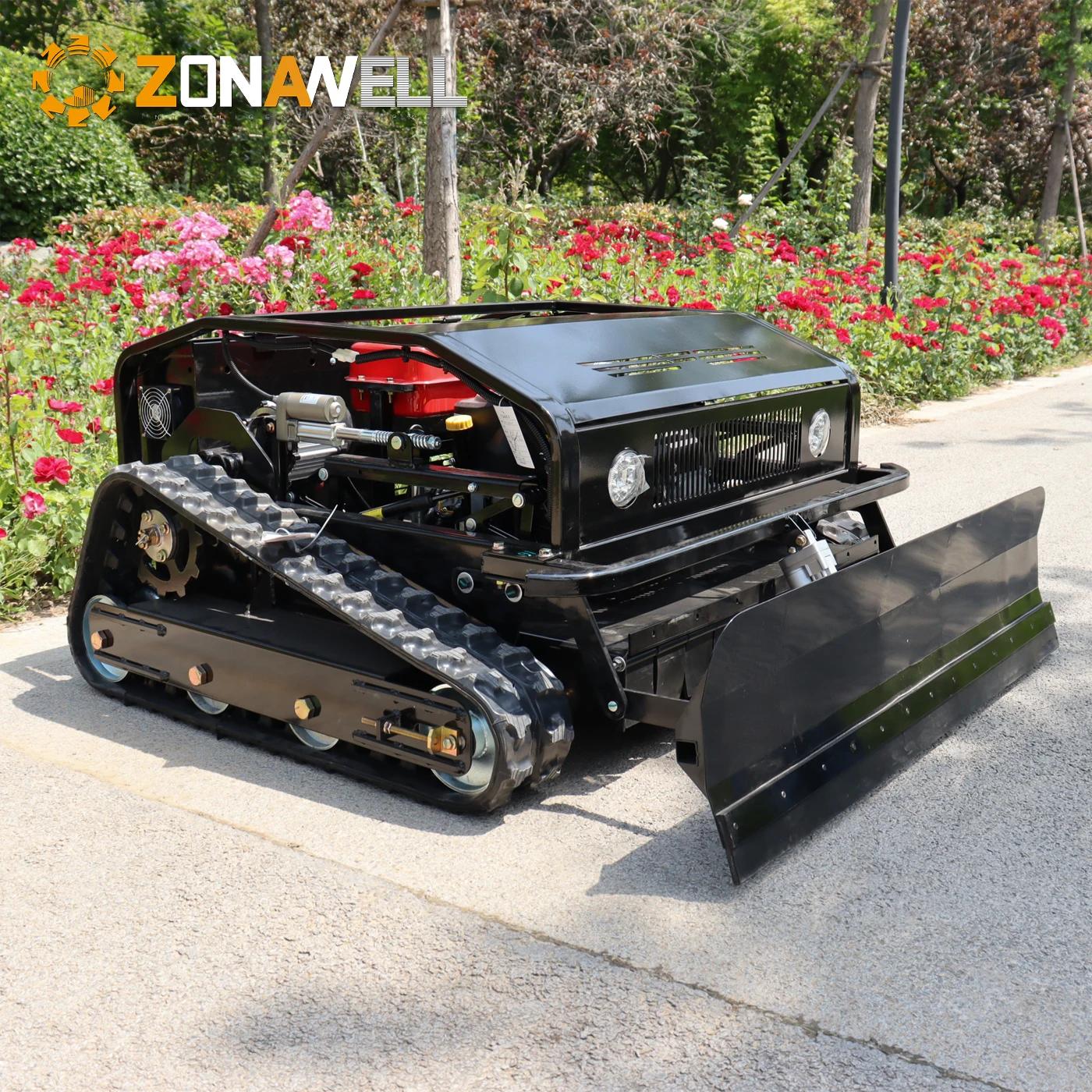 Cortador de Grama Robótico de Esteira Personalizado com Controle Remoto — Robô de Corte de Grama Autopropelido sem Fio para Terrenos Inclinados de 800mm — Em Promoção com Preço Baixo - Image 1