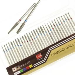 30 pçs/set Rebarbas de Diamante Prego Broca Fresa para Manicure Moagem Bits Ferramentas de Arte Do Prego Acessórios - Image 1