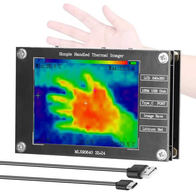 Câmera Termográfica Portátil -40℃ a 300℃ Pequena Imagem Térmica