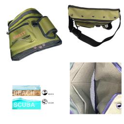 Detector de metais encontra saco todo terreno jardim detectando bolsa acessórios escavador ferramentas saco - Image 5