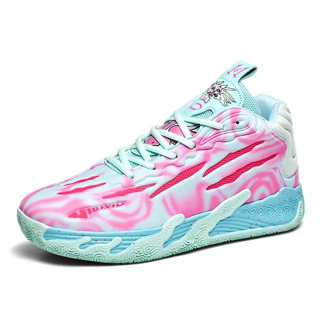 Tênis de Basquete Masculino Three Ball Three Generation Lamelo Ball MB.01 para Combate Real, com Amortecimento e Cano Baixo, com Rebound Acolchoado