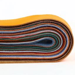 Material de couro de peça inteira macia colorida, tecido de couro de sofá de camada superior, couro genuíno, couro de vaca real, bolsa macia diy c - Image 3