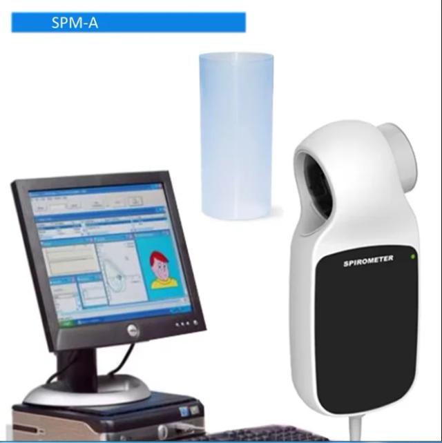 CONTEC Espirômetro Digital Portátil SPM-A para Teste Pulmonar