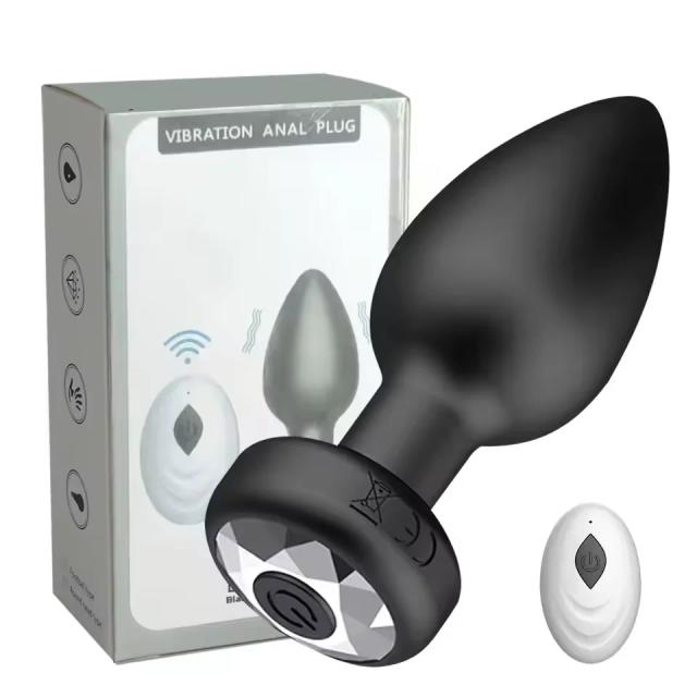 Vibrador Anal com Controle Sem Fio e App - Silicone Premium