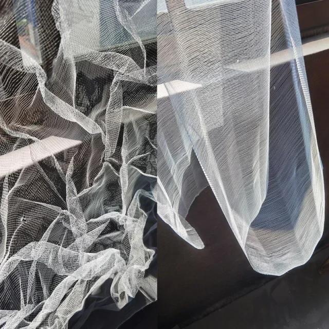 Malha metálica estilista tecidos de malha de metal fio flexível material de tecido metálico forma de nuvem de metal duro metálico diy tecido de costura