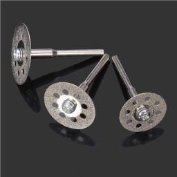10 peças 2.35mm/3mm/3.17mm de diâmetro da haste discos de corte de diamante conjunto de lâminas de roda de corte para ferramenta rotativa dremel - Image 6