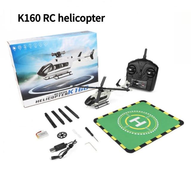 Helicóptero de Controle Remoto Realista WeiliK170 Black Hawk 2.4G Quatro Canais K160, Modelo de Brinquedo de Avião Simulado com Controle Remoto
