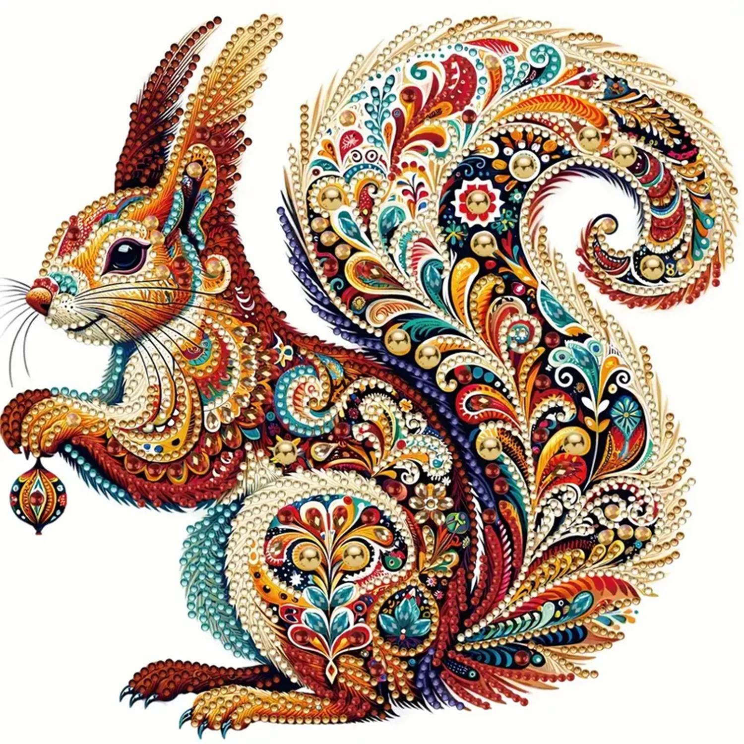 Gatyztory 5d diy pintura diamante kit animal borboleta coelho gato diy parcial em forma especial broca artesanal diamante mosaico arte g