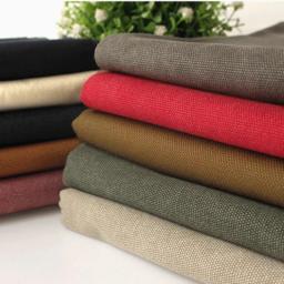 Tecido de Lona 150cm de Largura, Algodão 100% Grosso e Espesso, Cor Sólida, para Capa de Sofá, Toalha de Mesa, Cortinas, Mochilas e Costura DIY - Image 2