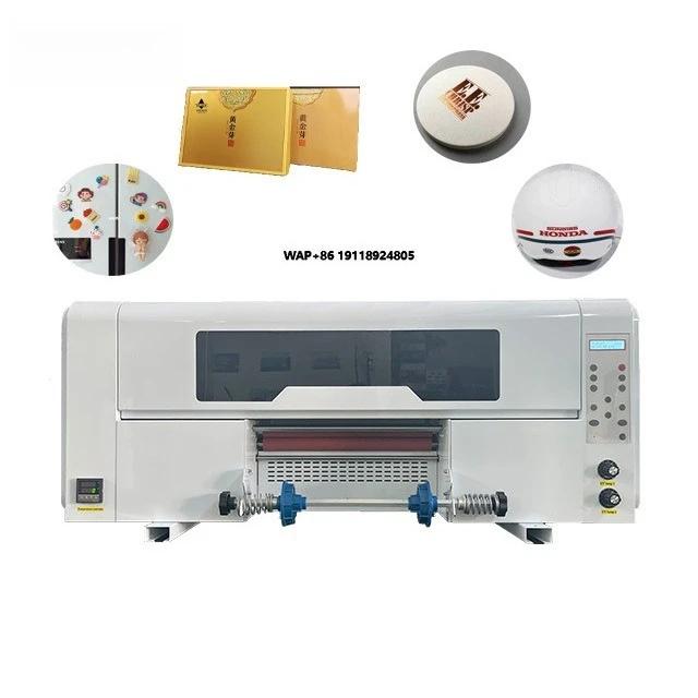 Impressora UV DTF A3 Profissional XP600 para Adesivos Acrílico Vidro Couro
