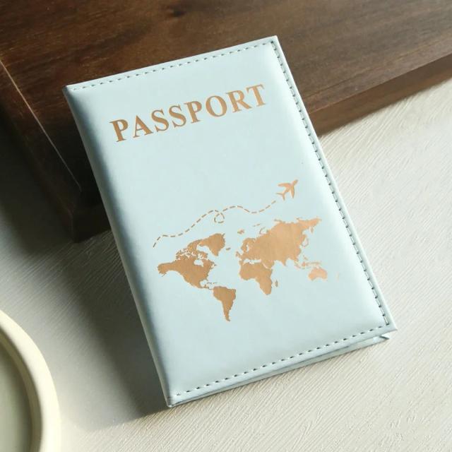 Porta-Passaporte Fino Essencial de Viagem Mapa PU - Leveza e Organização para Suas Aventuras
