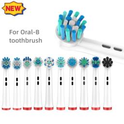 Cabeças de escova de dentes elétrica com cerdas dupont, 4 unidades, branquear os dentes/limpo diário/limpeza precisa/função de cuidados macios para oral b - Image 1