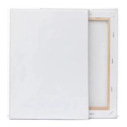 5 pçs branco em branco quadrado artista lona placa de madeira quadro algodão artista placas de lona para pintura a óleo acrílico aquarela - Image 3