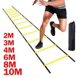 Escada de agilidade tiras de náilon futebol velocidade treinamento escada equipamentos esportes fitness correndo aquecimento treinamento escada ferramenta - Image 1