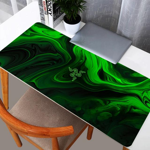 Razer Mouse Pad Gamer Grande 90x40cm para PC e Computador com Estampa Verde para CS:GO e LoL