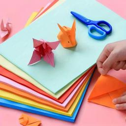 Papel origami a4, papel de cópia de papel de impressora 10 cores papel colorido aleatório papel de papelaria multiuso papel de impressão colorido - Image 5