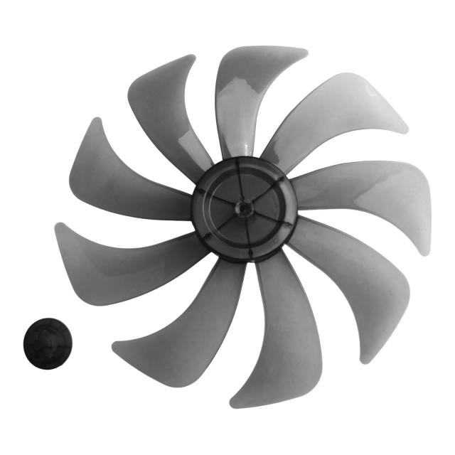 Hélice de Ventilador de Mesa 14 Polegadas com Tampa de Porca - Silencioso e Durável