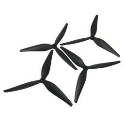 Hélice hqprop de 2 pares, 10x5x3 9x5x3 1050 9050 10 polegadas 9 polegadas 3 lâminas, hélice de nylon reforçada com carbono preto para drone rc fpv - Image 6