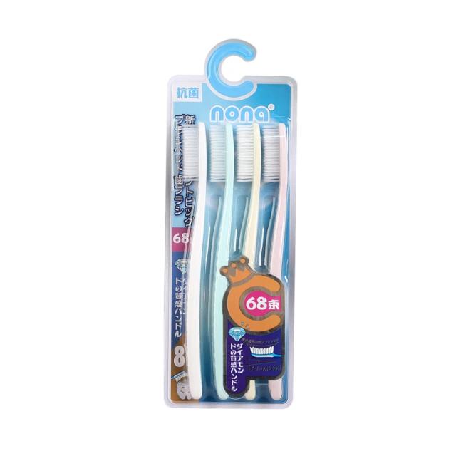 Escova de Dentes Longa Macia Coreia para Adultos - Limpeza Oral Confortável