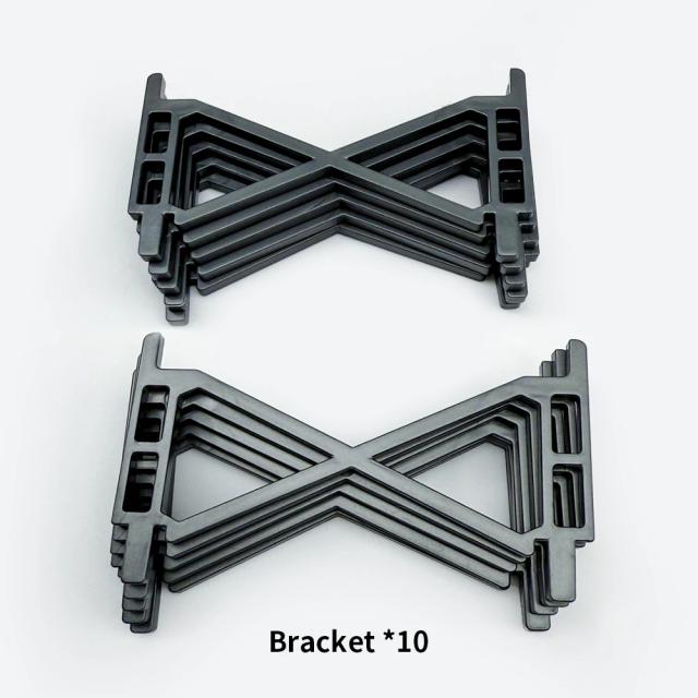 Kit de Construção de Estacionamento 3D DIY Multicamadas Suporte de Exibição Combinável para Carro de Brinquedo Fundido 1/64