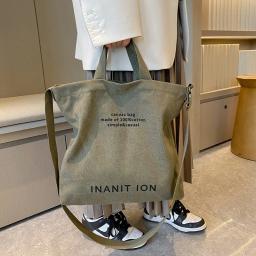 Bolsas mensageiras japonesas de lona para homens e mulheres, bolsas de lona lavada e reforçada, bolsas urbanas modernas de grande capacidade. - Image 6
