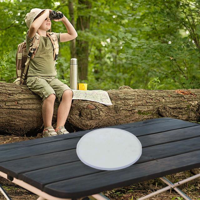 Lente de Visão para Arco Composto 8x, Lente de Visor com Espessura de 2.5mm, Visão Precisa para Caça, Lente de Resina Transparente de 45mm