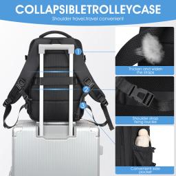 Bolsa de viagem de compressão a vácuo, bolsa de embarque comercial dobrável de grande capacidade, sistema de transporte e armazenamento ultraleve - Image 6