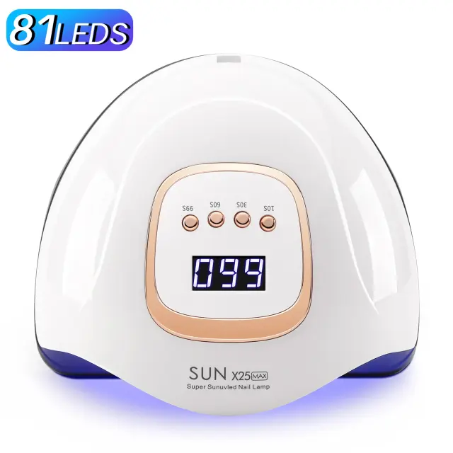 Lâmpada UV LED para Unhas 380W - Cura Rápida e Profissional para Todos os Géis