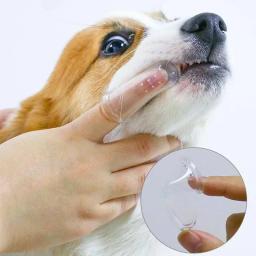 5 pçs super macio pet dedo escova de dentes cão escova mau hálito tártaro ferramenta cuidados com os dentes cão suprimentos para animais de estimação cepillo para perro - Image 4