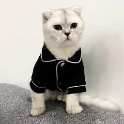 Natal animal de estimação gato traje roupas para gatos inverno kedi katten sphynx moletom com capuz terno mascotas roupas ropa para gato - Image 1