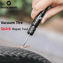 Kit de Reparo de Pneus Sem Câmara ROCKBROS para Bicicletas MTB, de Estrada e Motocicletas, com Tiras Adesivas e Ferramentas de Remendo - Image 1