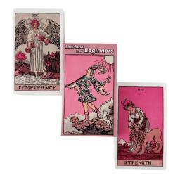Jogo de cartas de tarô rosa rider para iniciantes, baralho de adivinhação, versões em inglês, edição oracle, jogo de mesa para festa - Image 2