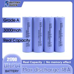 Lifepo4 bateria recarregável, 3000mAh, 21700 baterias, 3.2V, 3000 ciclos para farol e lanterna - Image 1