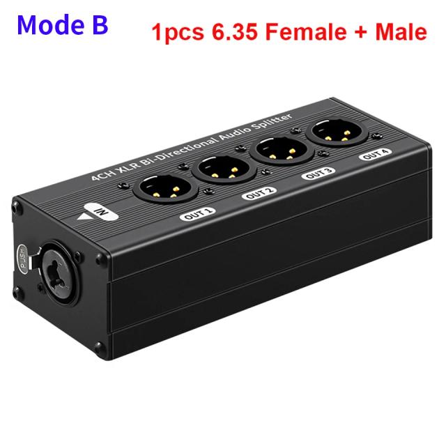 HTA004P-XLR Divisor de Áudio Balanceado 1X4