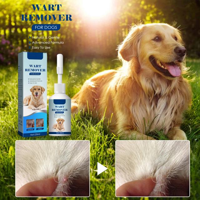 Removedor de Verrugas para Cães Líquido Indolor, Sérum de Remoção Rápida Não Irritante, Elimina Marcas na Pele, Sinais e Calos, Tratamento e Cuidado para Reparação da Pele de Animais de Estimação