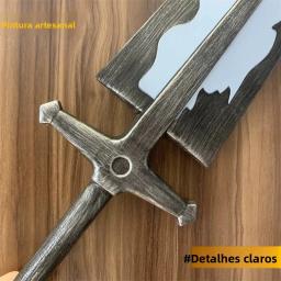 Espada Demoníaca Asta Trevo de Cinco Folhas Preta, Modelo de Borracha Grande, Arma de Brinquedo, Adereço de Cosplay, Acessóri... - Image 5
