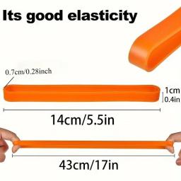Grandes faixas de silicone elásticas de borracha, faixas extra grandes para notebook, escritório, equipamento ao ar livre, presentes, embalagem, faixa de borracha - Image 4