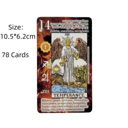 Novo Estudo Tarot para Iniciantes com Significados nas Cartas, Invertido, Chakra, Planeta, Elemento do Zodíaco Jogos de Tabuleiro - Image 2