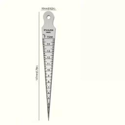1 unidade de calibrador de folgas cônico de alta precisão com sensor em forma de cunha para aberturas de 0-15mm - Image 5