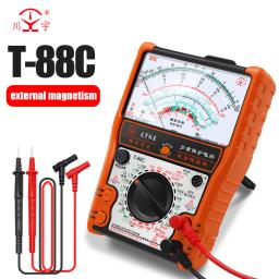 2025new ponteiro multímetro t88a t88b t88c ac/dc 2500v volt-amperímetro analógico multimetro resistor tester com casaco ferramentas eletricista - Image 1