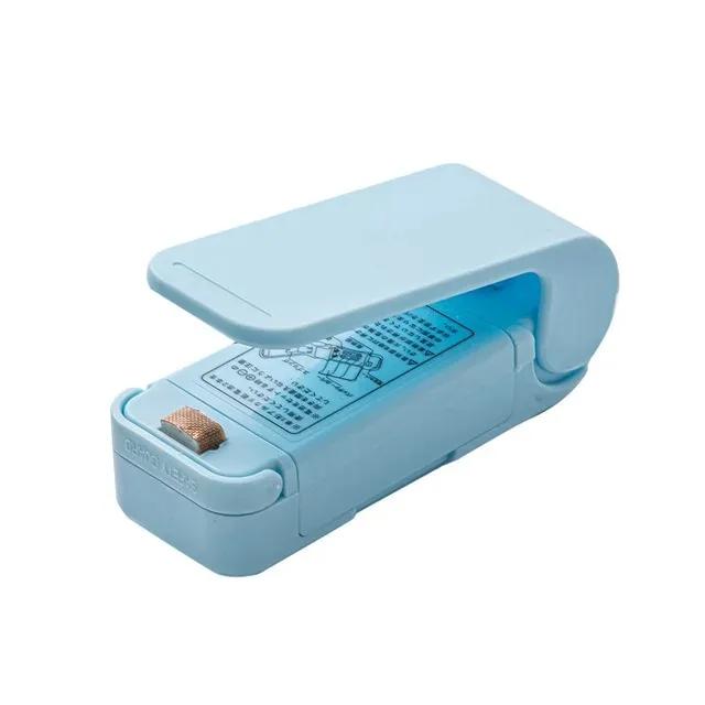 Mini Selador de Calor Portátil para Sacos de Alimentos Plásticos e Pacotes