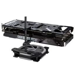 Suporte de placa gráfica de alumínio, suporte para placa de vídeo, capa para pc, acessórios diy, suporte gpu para ventilador de 12/14cm - Image 1