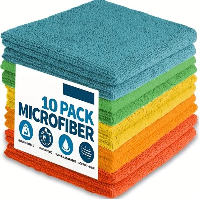 Pano de Limpeza de Microfibra Multiuso - Durável e Absorvente