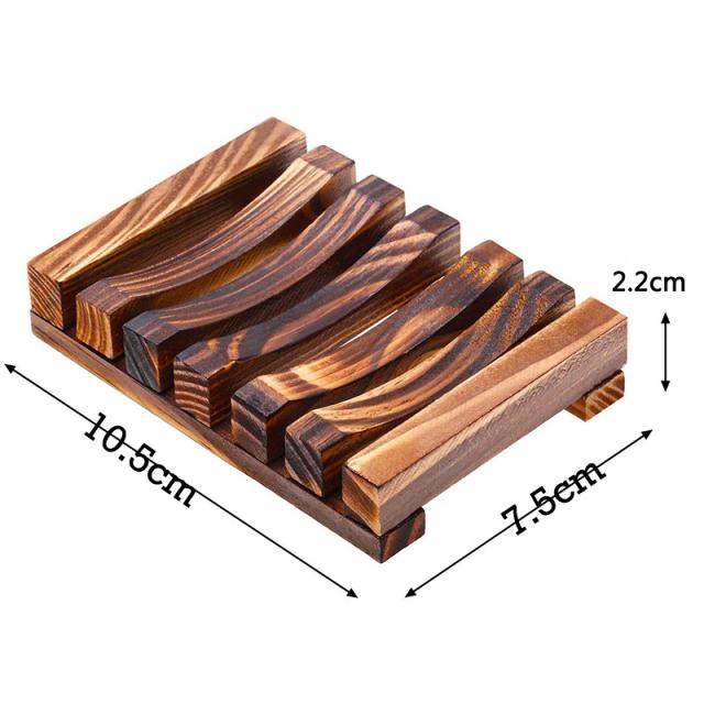 Suporte de Sabão de Bambu Natural para Banheiro - Drenagem e Durabilidade