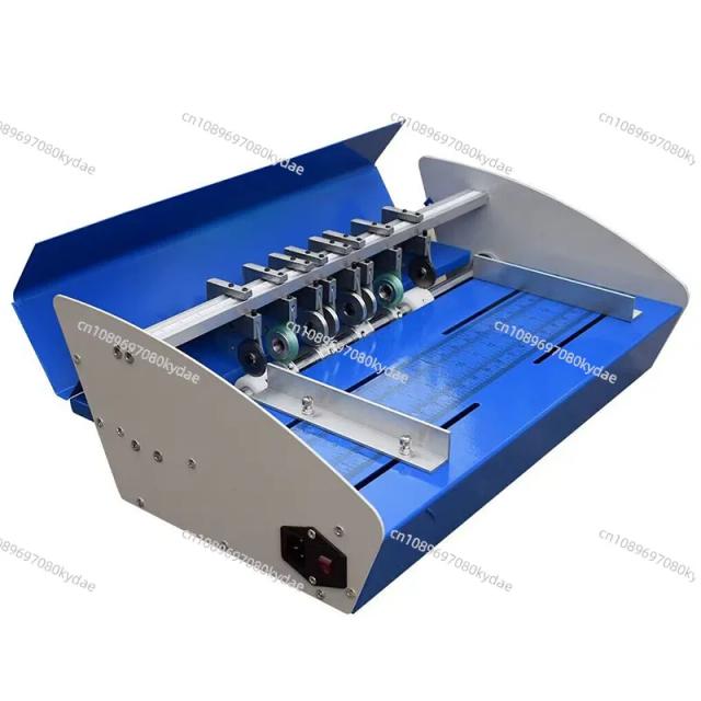 Máquina Elétrica de Vinco 460mm Multifuncional para Papel