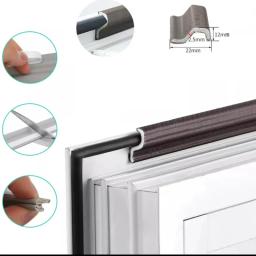 Tira De Vedação De Janela De Espuma Acústica, Casement Seal, Soundproof Foam S, Weather Stripping Door Seal, Gap Filler Tape, 40m, Novo - Image 2